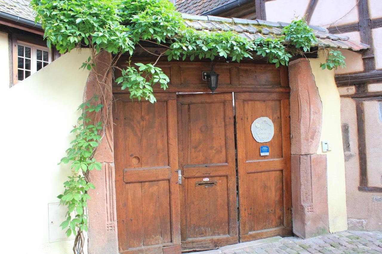 Les Gites Coeur De Vigne Riquewihr Exteriör bild