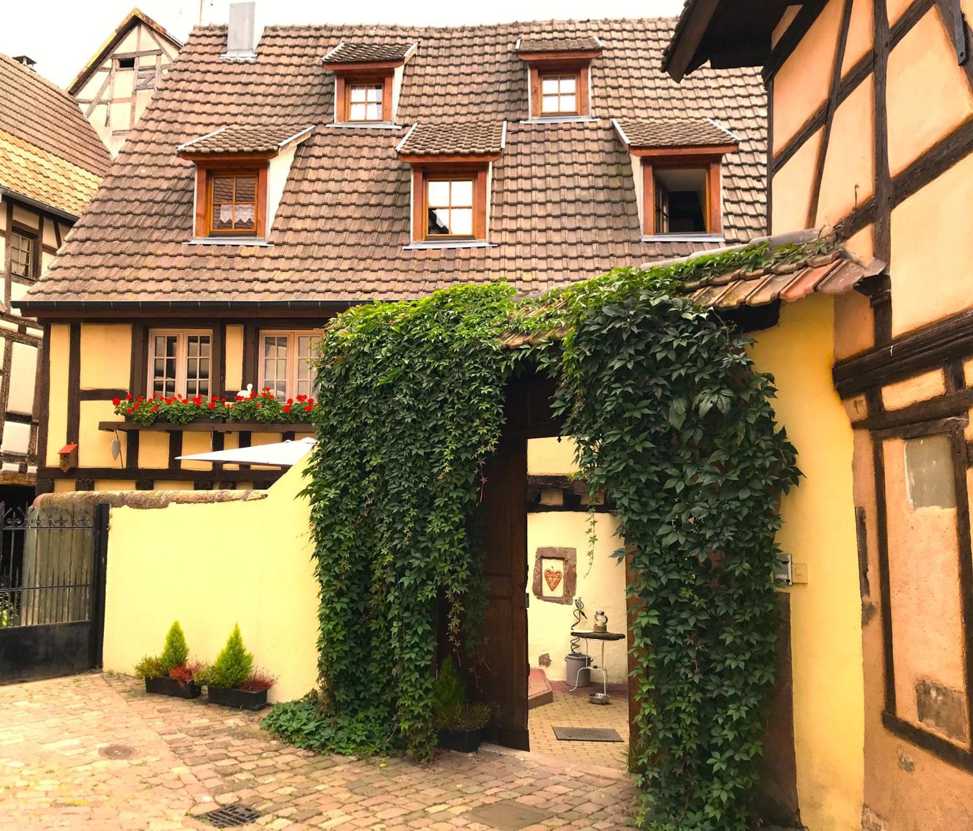 Les Gites Coeur De Vigne Riquewihr Exteriör bild